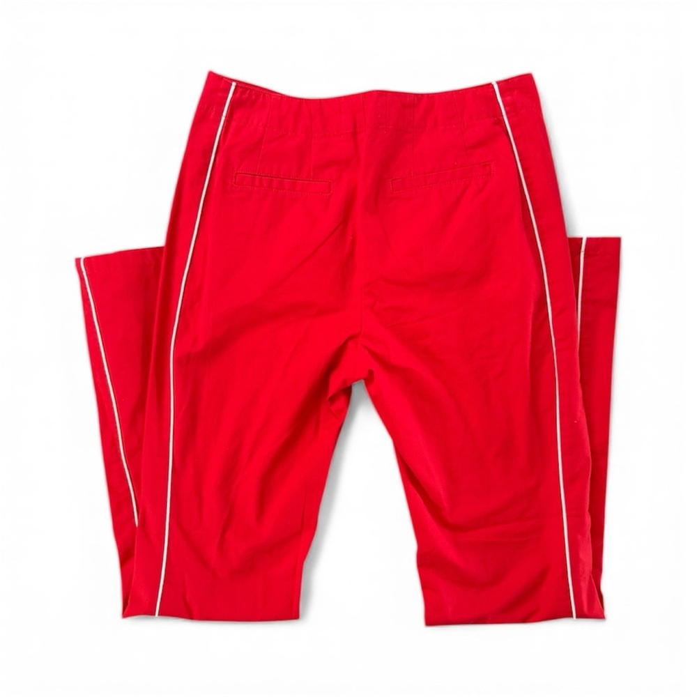 BDG Urban Outfitters Kendra Red Piped Pants stripe size 2 - Picture 4 of 7